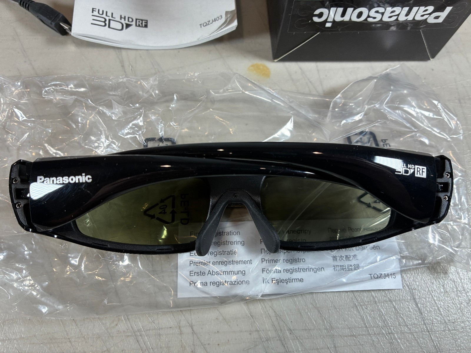 Panasonic Viera TYER3D4MU 3D Full HD Glasses Eyewear M/M Active/RF Bluetooth