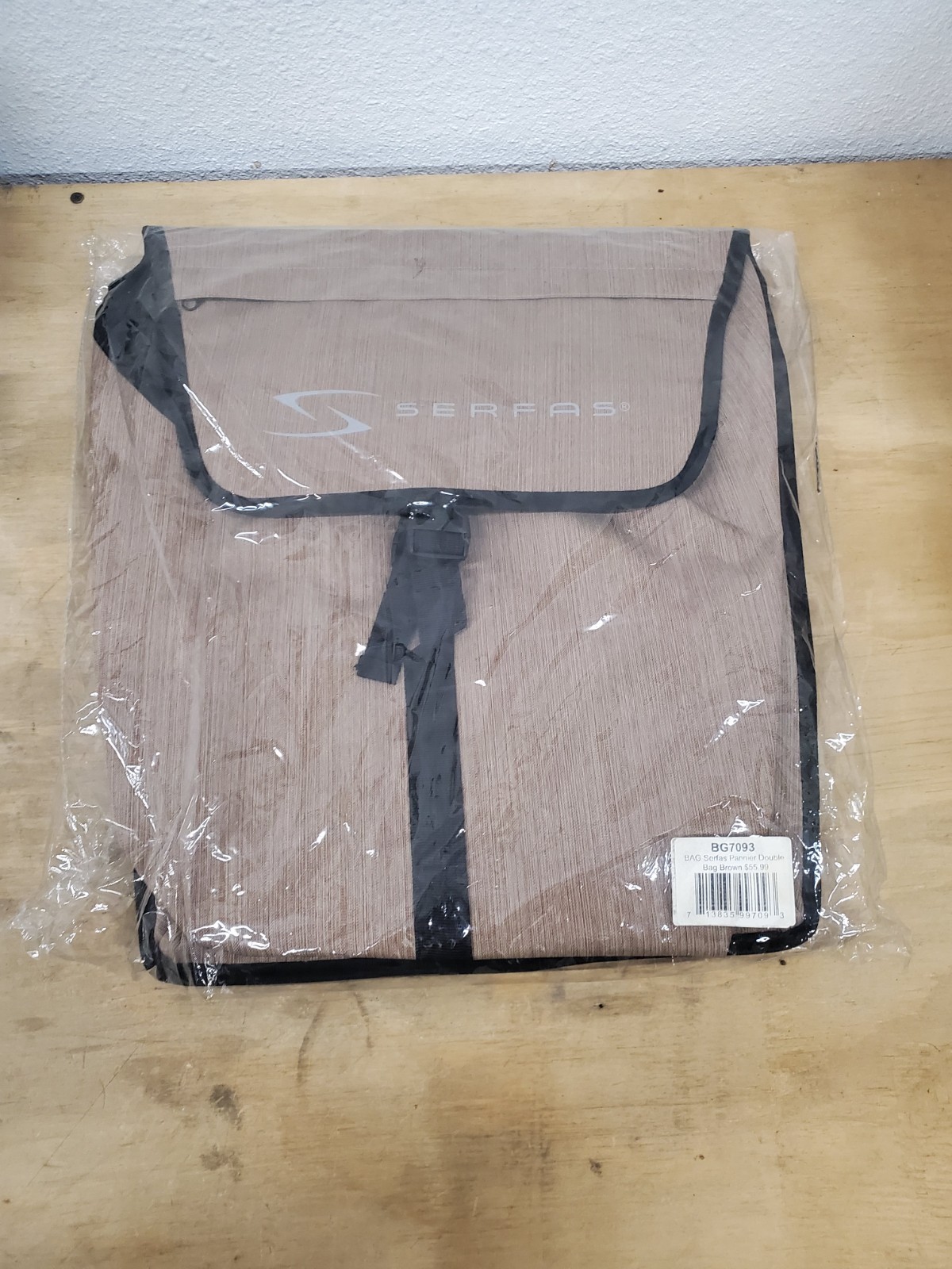 Serfas Bag Pannier Double Bag Brown