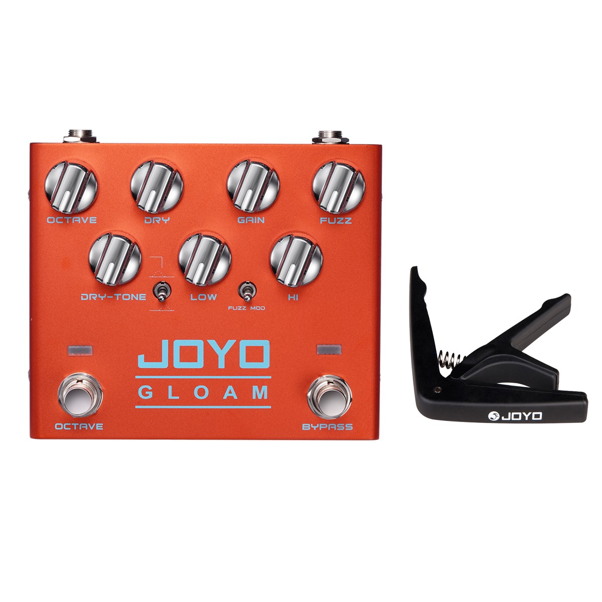 JOYO Bass Tone Octave FUZZ Effects Pedal with Dry Wet Mixer Control Free Capo