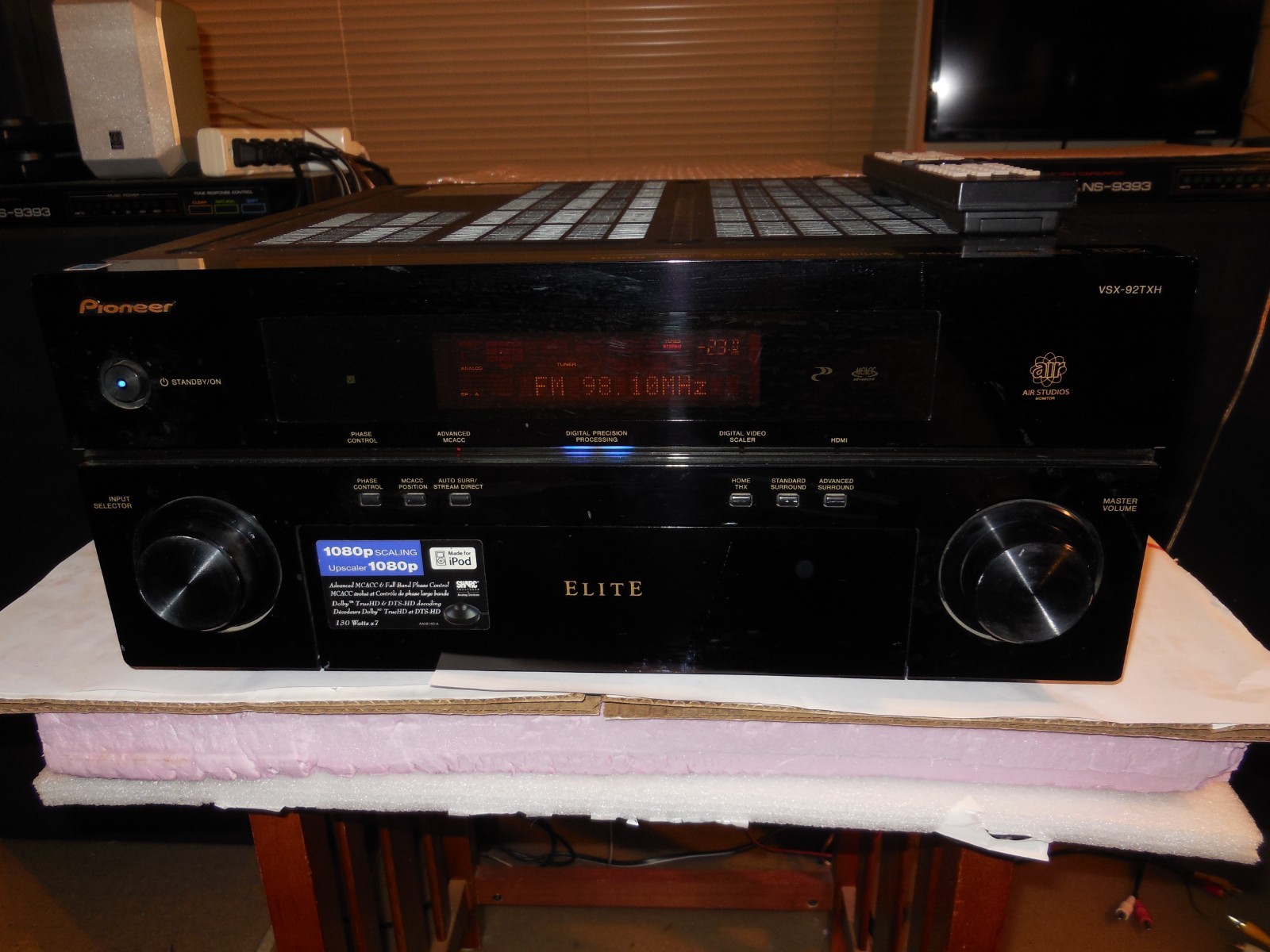 Pioneer VSX-92TXH 7.1-channel 130W 7.1-Channel Home Theater Receiver