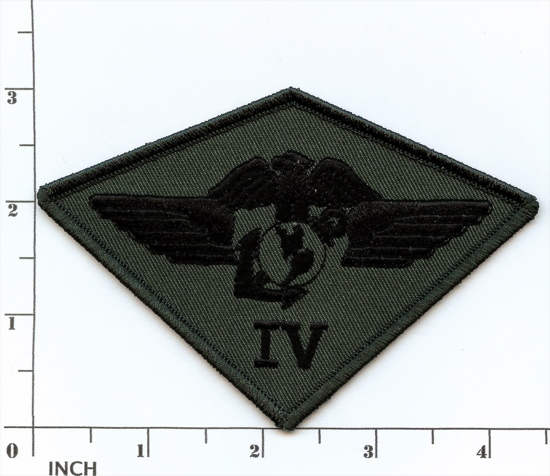 USMC 4th Marine Aircraft Wing subdued OD camo PATCH 4th MAW 4th Air Wing Marines