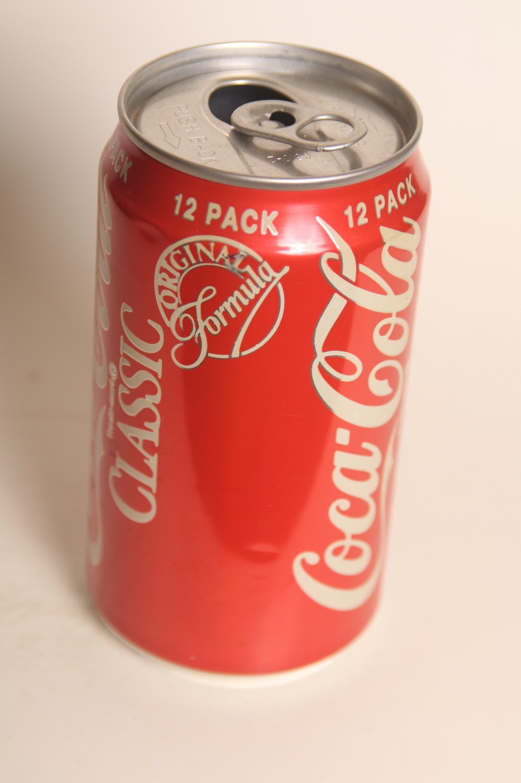 Coca-Coke Classic soda can