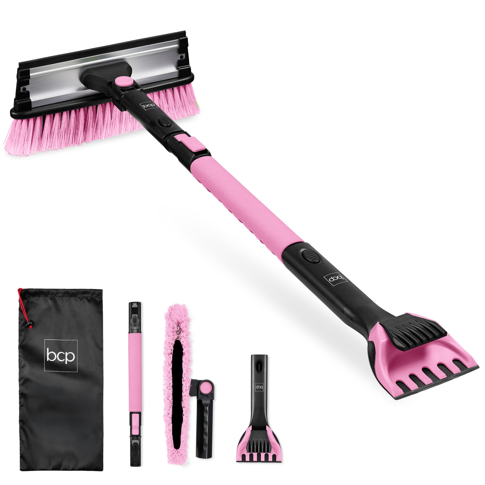 Best Choice Products 39" Extendable Snow Brush Squeegee Ice Scraper