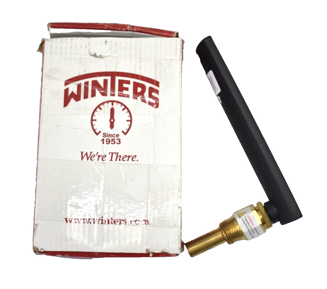 Winters Industrial TAS Thermometer 5" Therm Angle 30-300 F/C TAS143 1/2" NPT