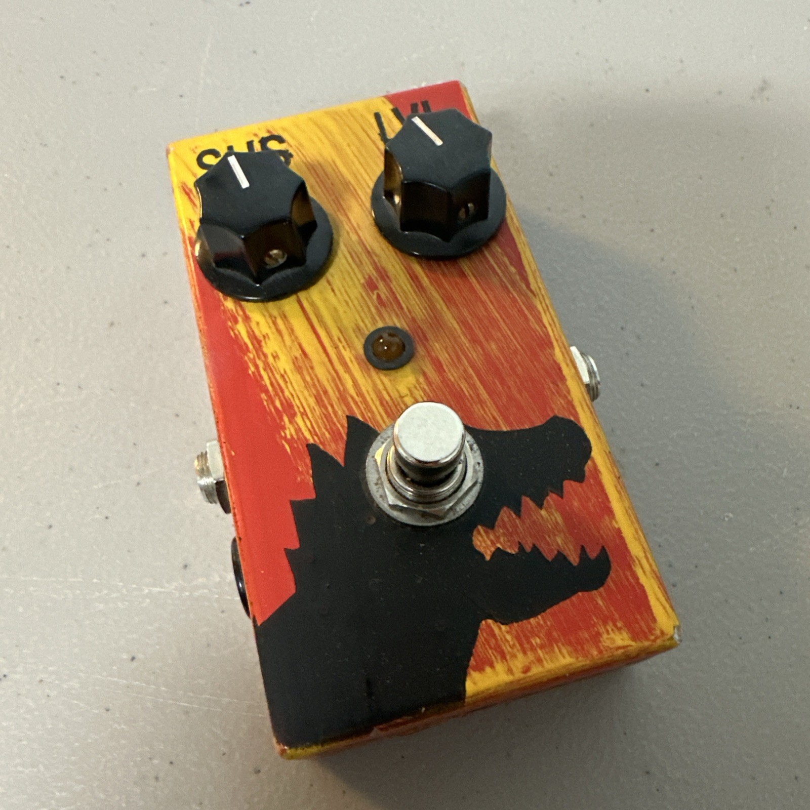 JAM Pedals Dyna-ssor Compressor Guitar Effects Pedal Hand Painted Early