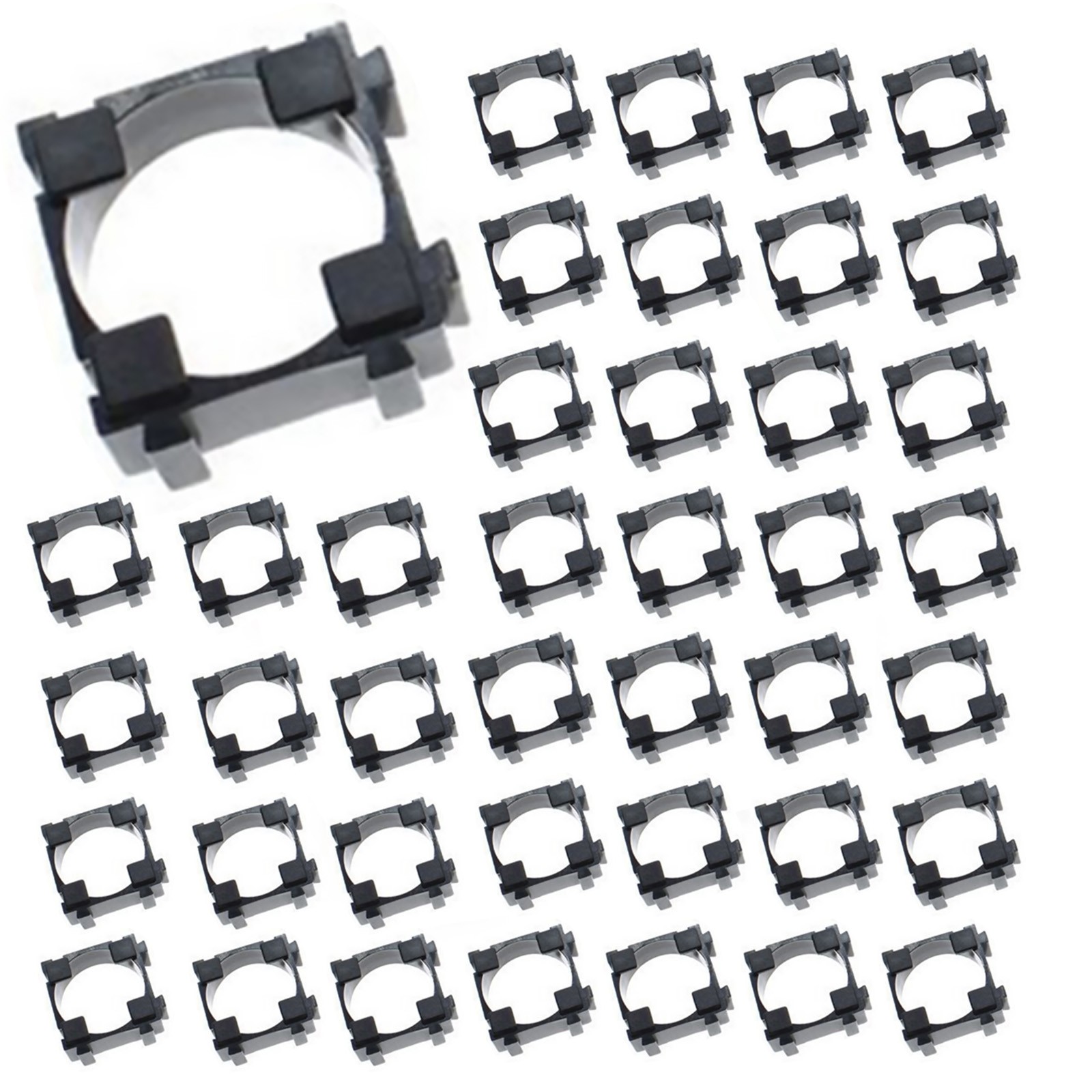 100Pcs 18650 Lithium Battery Safety Anti Vibration Holder Bracket Support