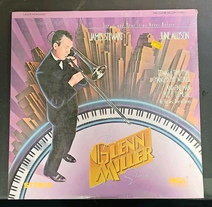 The Glenn Miller Story Laserdisc LD SEALED MCA James Stewart June Allyson VTG