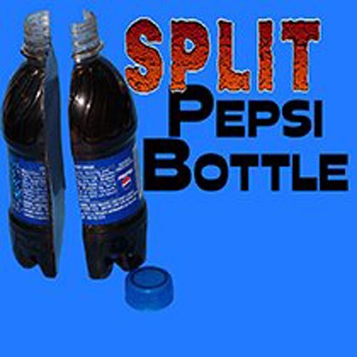 Split Pepsi Bottle by Ickle Pickle Magic Mentalism Trick