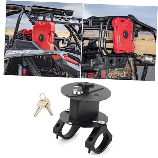 UTV ATV Metal Water Tank Mount with Lock & Key, Water Tank Bracket with lock