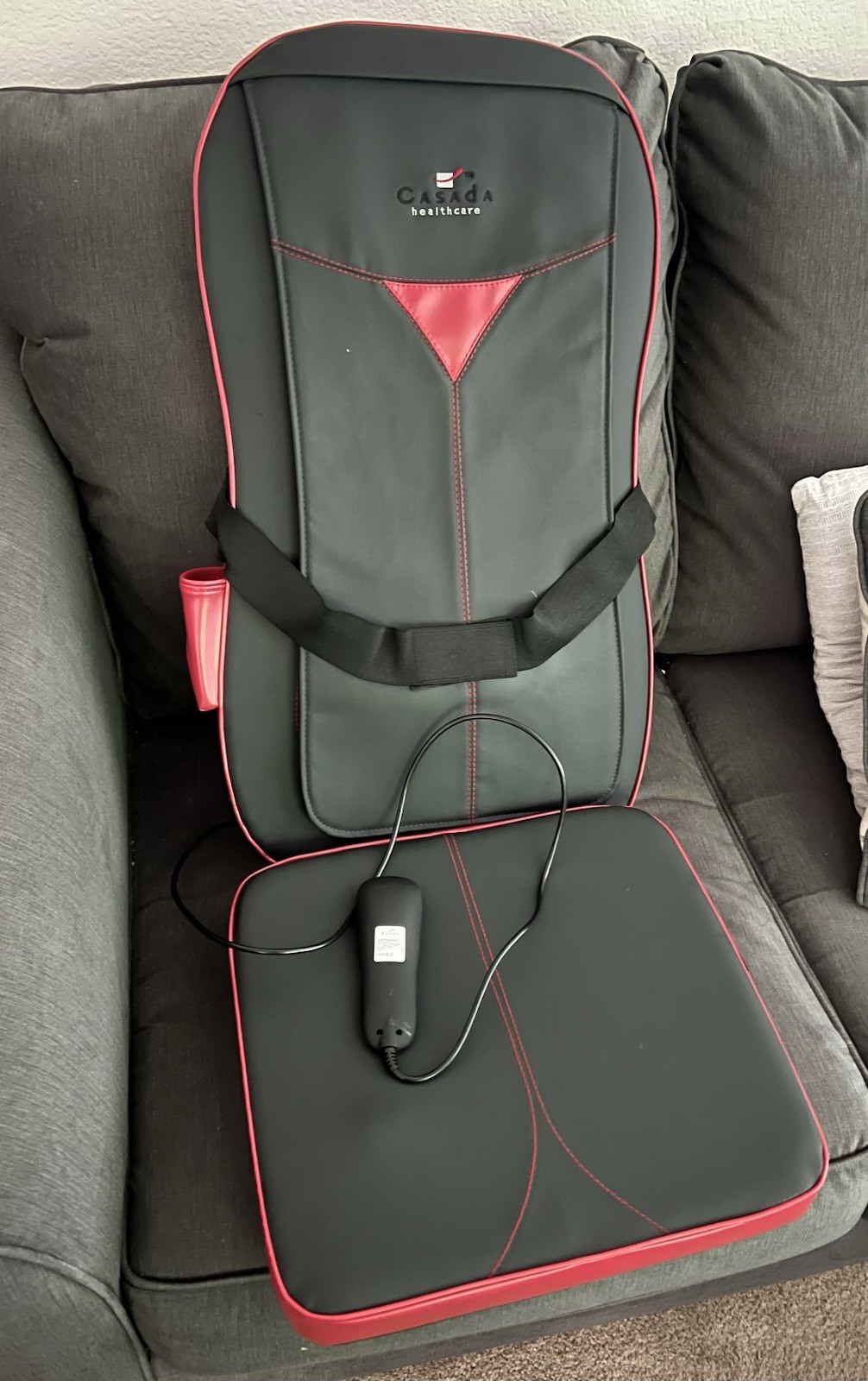 Casada Quattromed III CMK-210 Full Back Massage Seat Heating With Bag TESTED