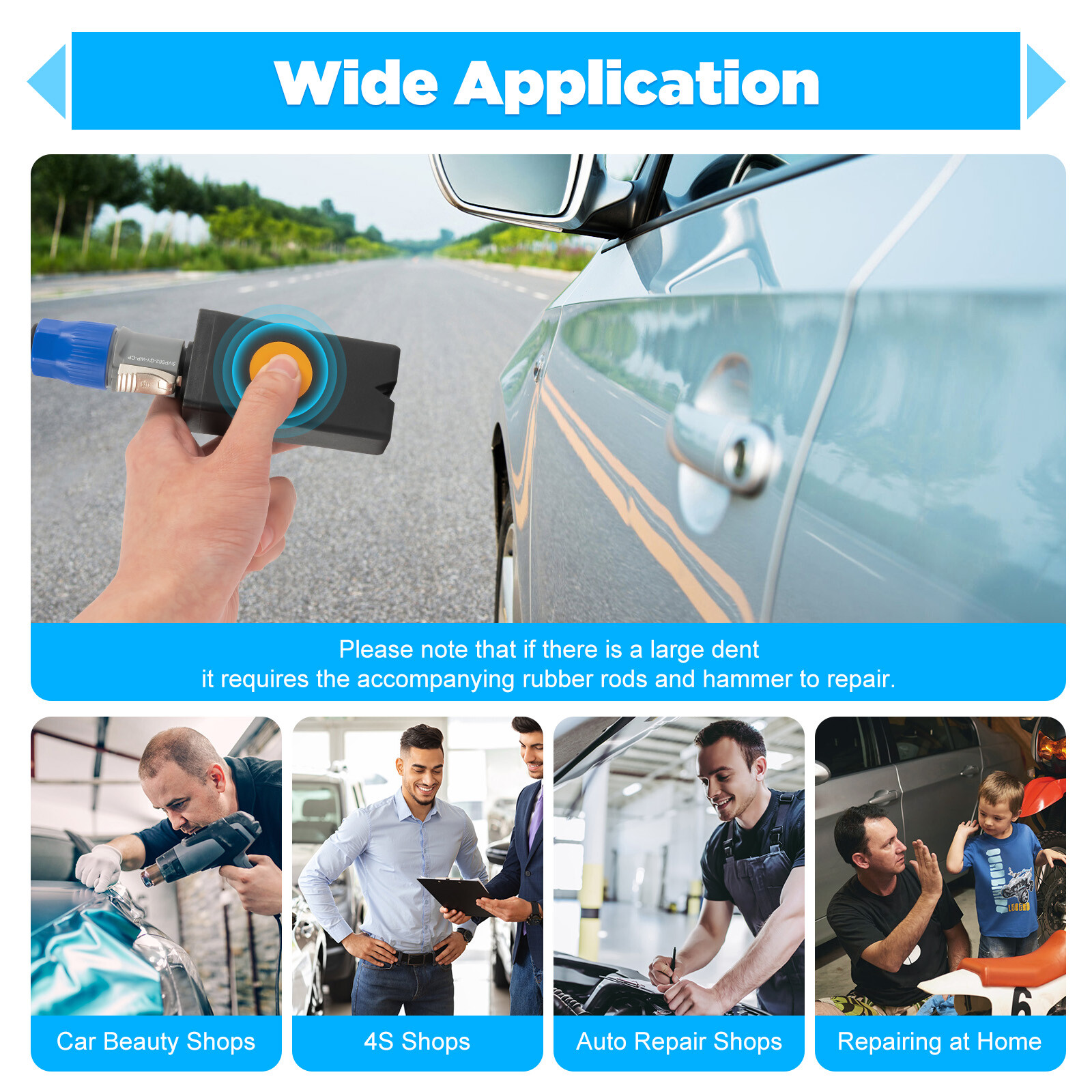 110V 1380W High Efficiency Tool Electromagnetic Induction Dent Repair Instrument