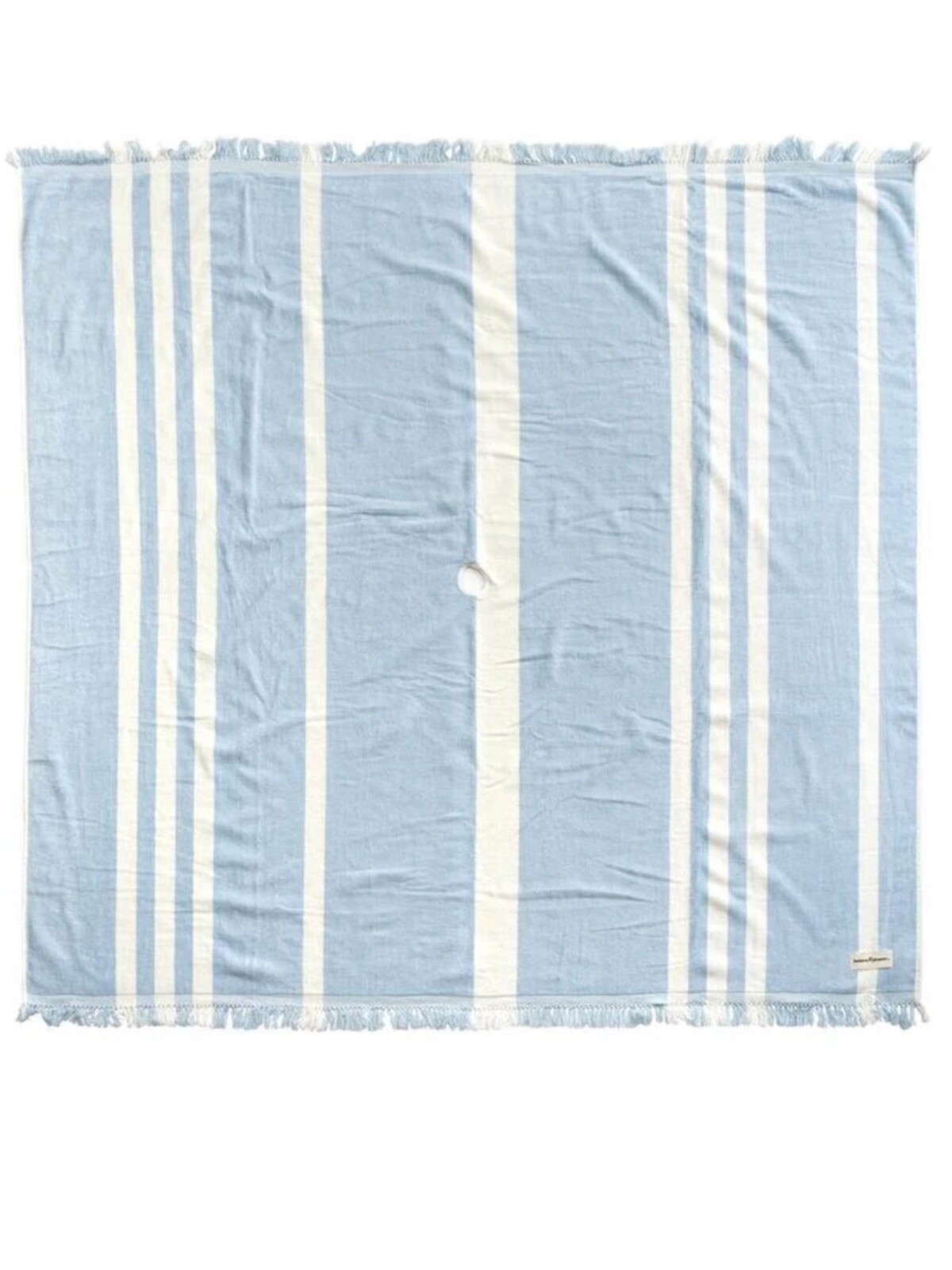BUSINESS & PLEASURE CO. -  BEACH BLANKET- VINTAGE LIGHT BLUE STRIPE