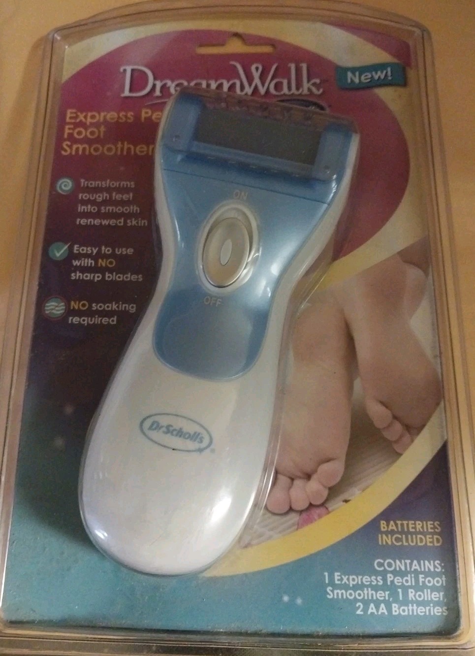 New Dr. Scholl's DreamWalk Express Pedi Foot Smoother