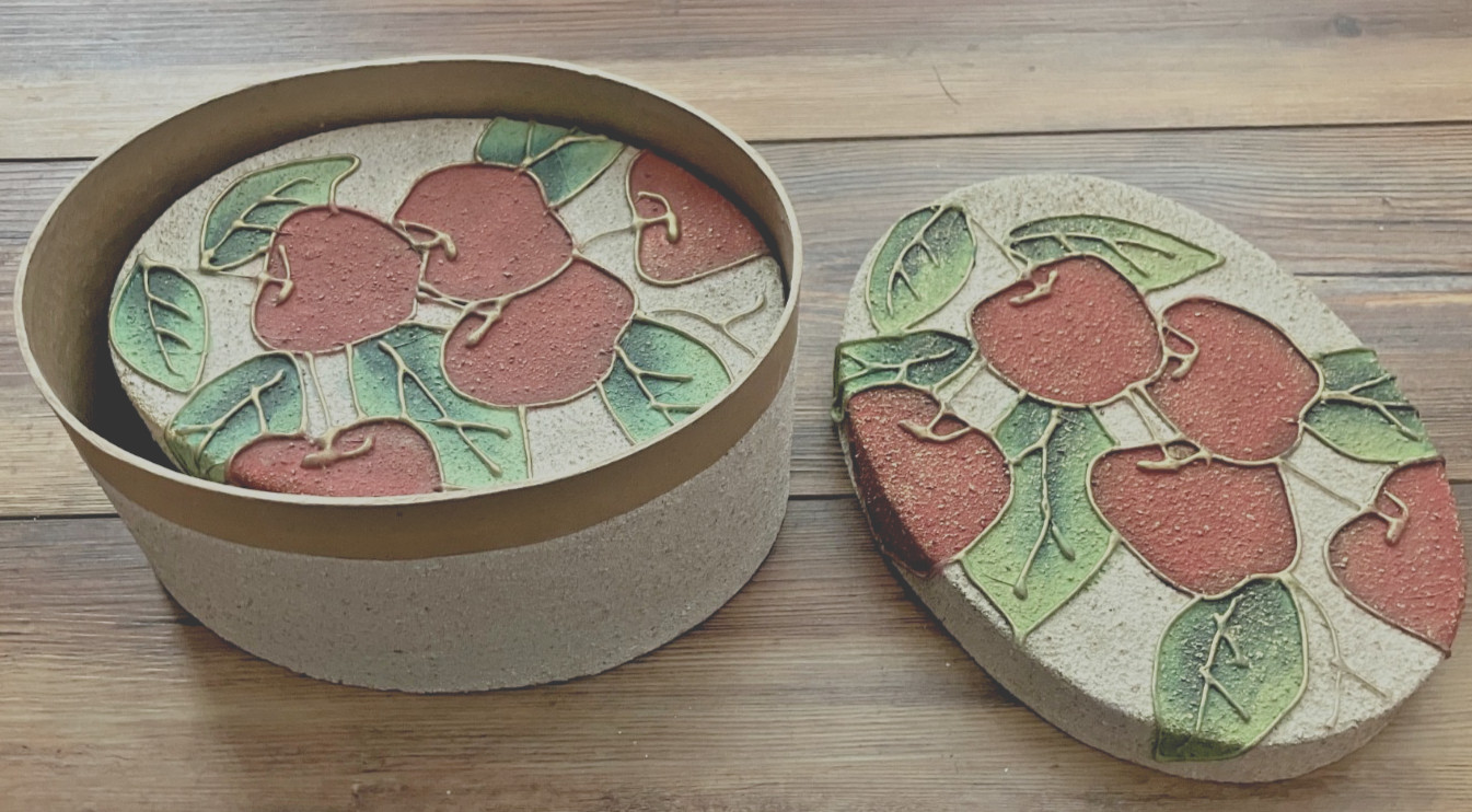 Oval Decorative Box Within a Box - 8" x 6" x 4"