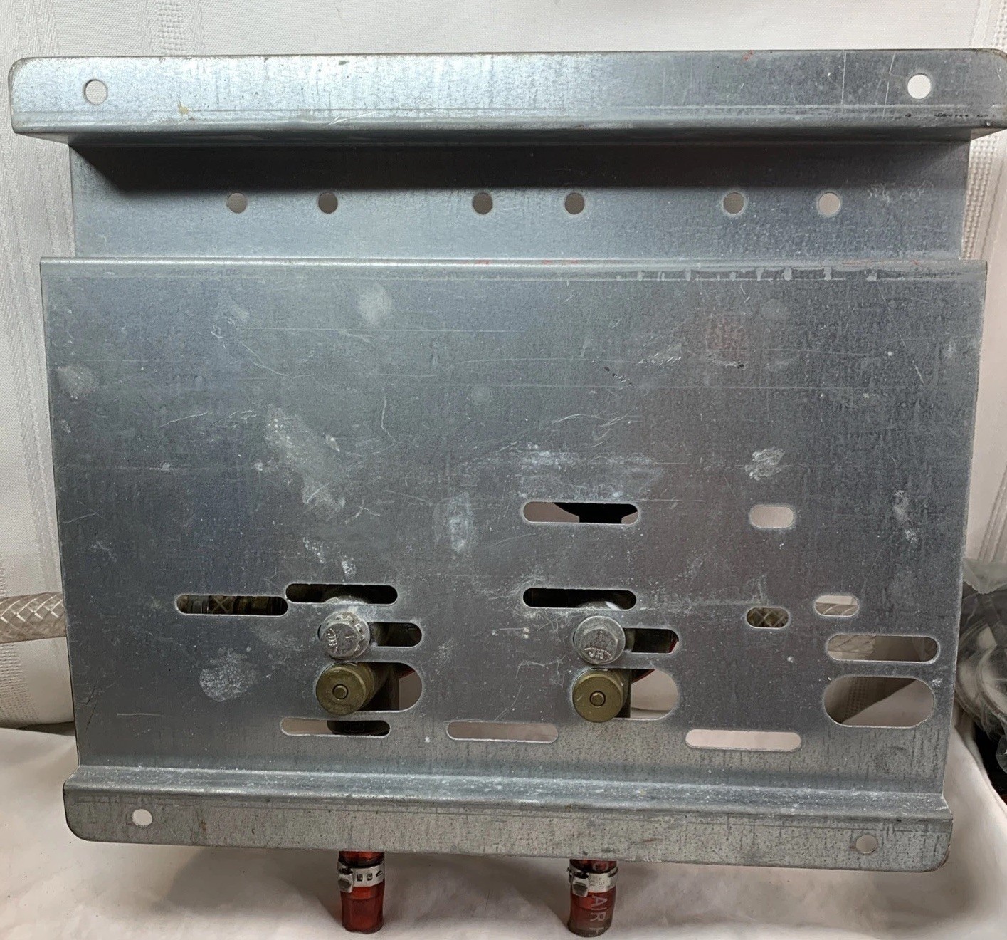 Micro Matic Double Gauge Draft Beer Regulator Shut Off Values Panel Untested