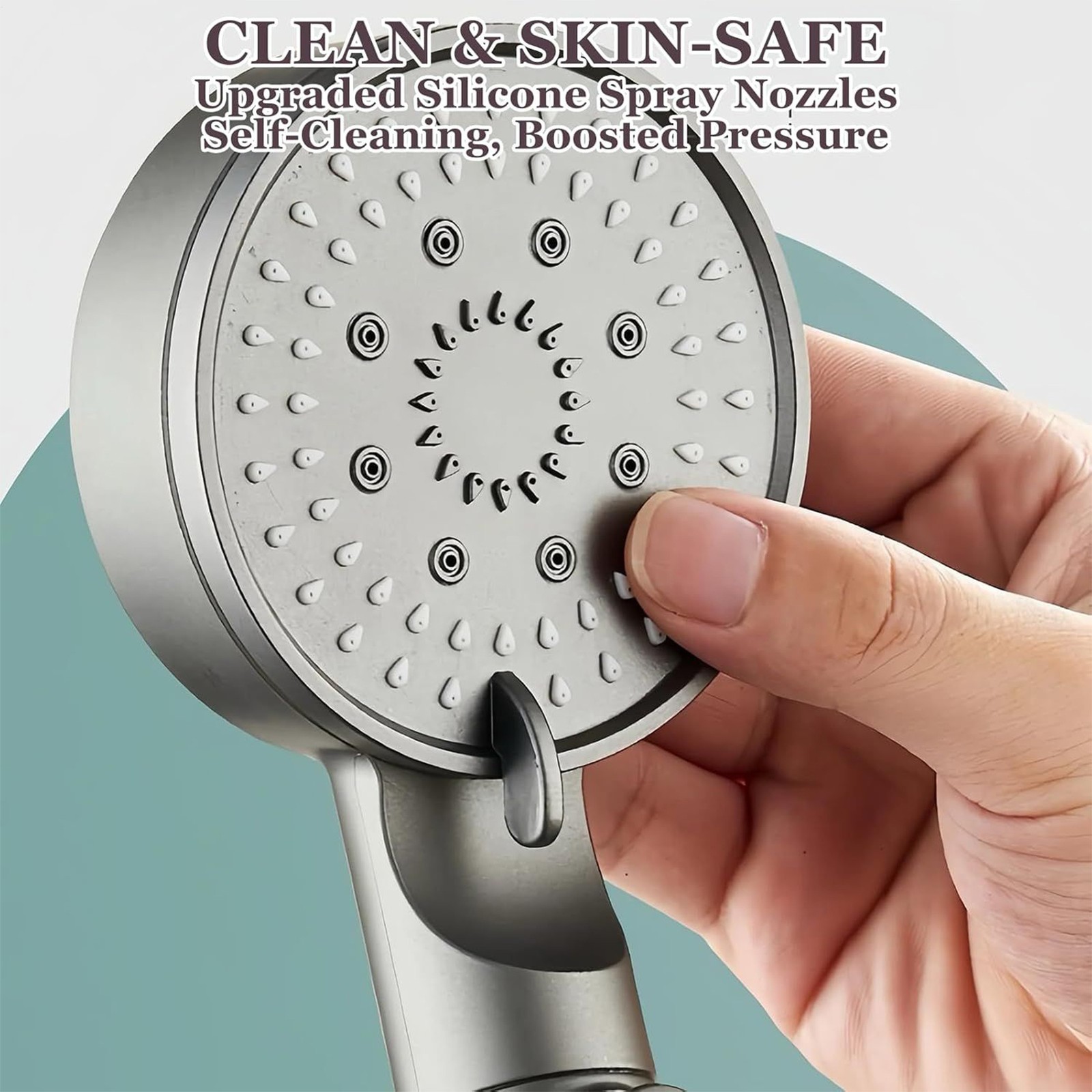 HydroBoost High Pressure 5-Mode Filtered Shower Head, HydroBoost Shower Head