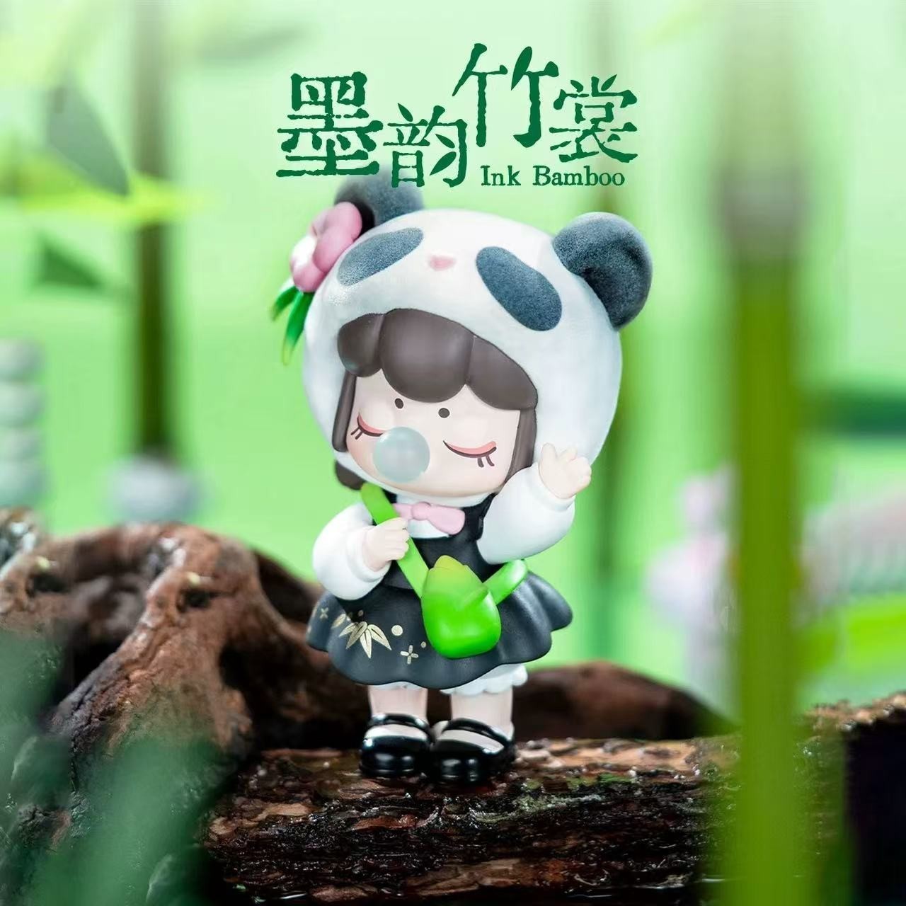 New Rolife Nanci Ink Bamboo Panda Limited Edition Figure Art Toy Hot Gift Sealed