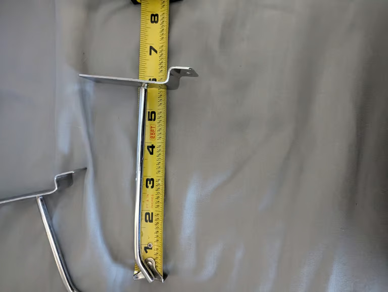 6" Slat Wall Hooks. Count of 15