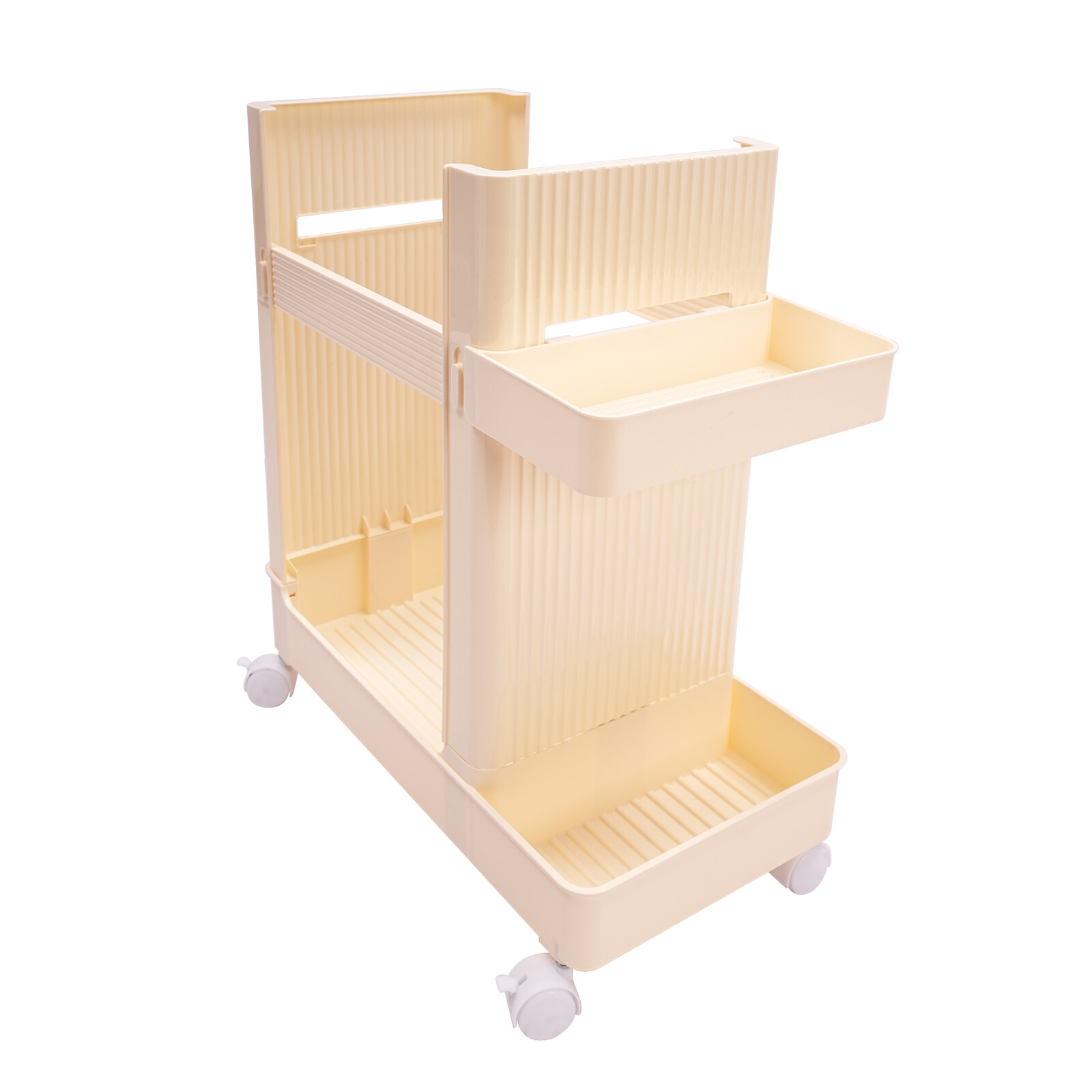 Multi-Functional Rolling Storage Rack with Wheels for Workout Equipment