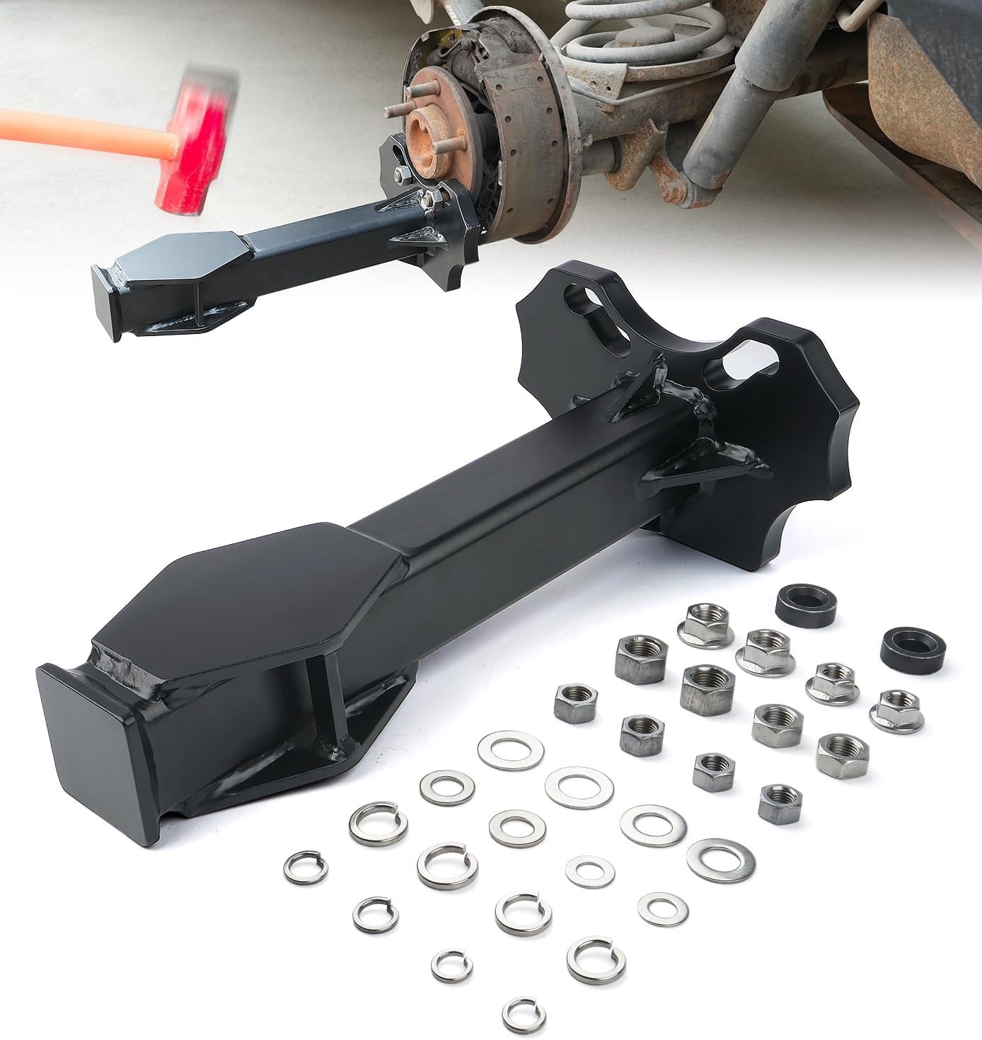 Wheel Bearing Hub Removal Tools Kit Compatible with All Axle Bolt Hubs 5, 6, 8 L