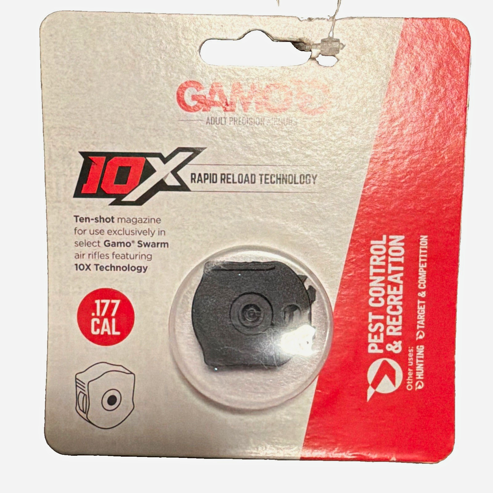 Gamo 10X Quick-Shot .177 Cal 10-Shot Magazine for Swarm 10X Gen 1