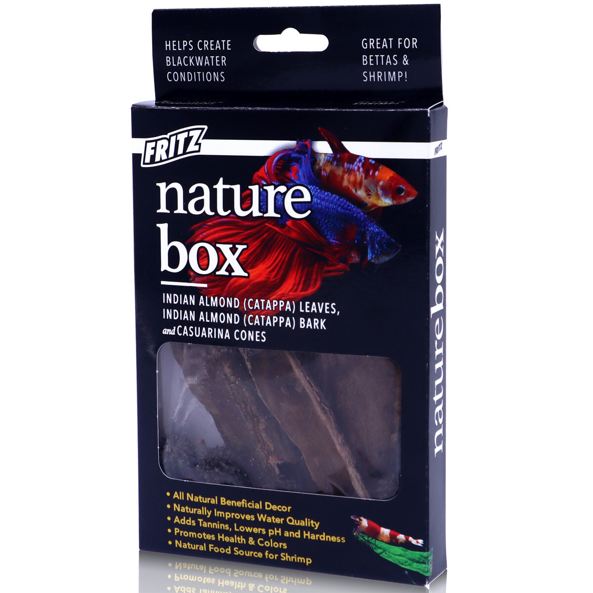 Fritz Nature Box Helps Create Blackwater Tannin Conditions for Betta Fish Shrimp