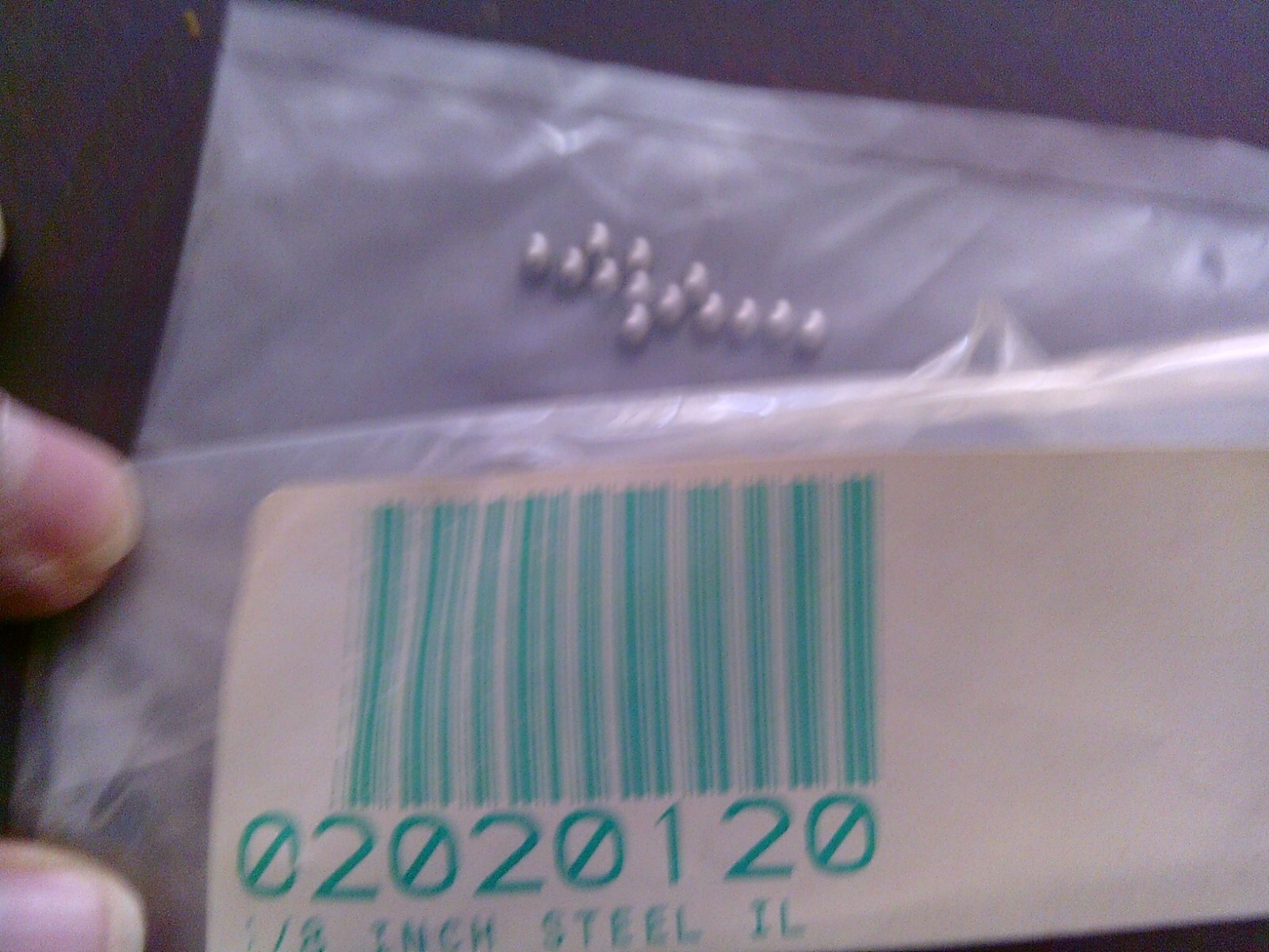 TEN !! Milwaukee 1/8" Steel Balls 02-02-0120