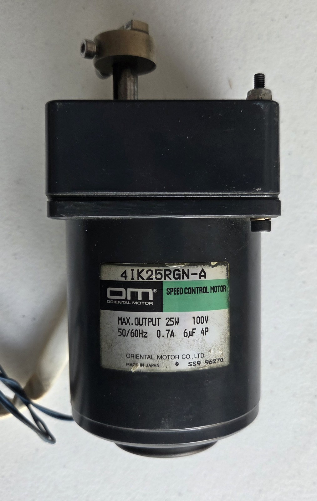 Oriental Motor 4IK25RGN-A Speed Control Motor & 4GN18K Gear Head