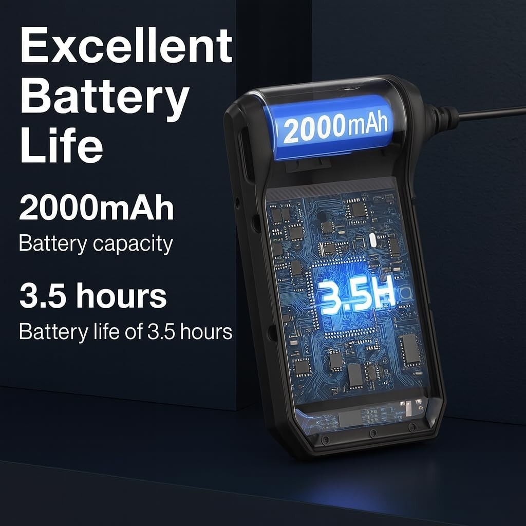 Endoscope Borescope Camera with Light, 4.3" IPS HD Garage Inspection Camera T...