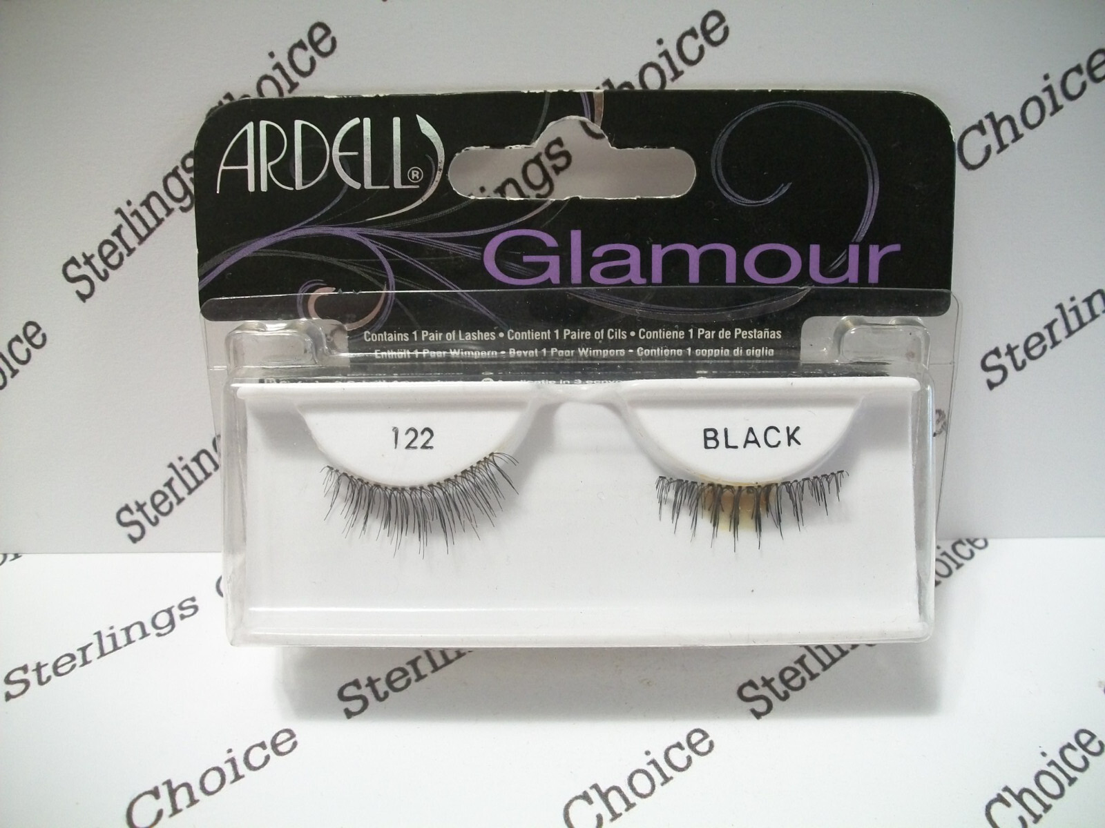 Ardell Glamour Eye Lashes #122 Black