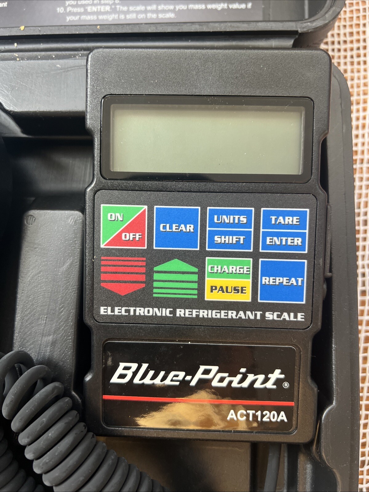 NEW Blue Point Portable Electronic Refrigerant Scale ACT120A