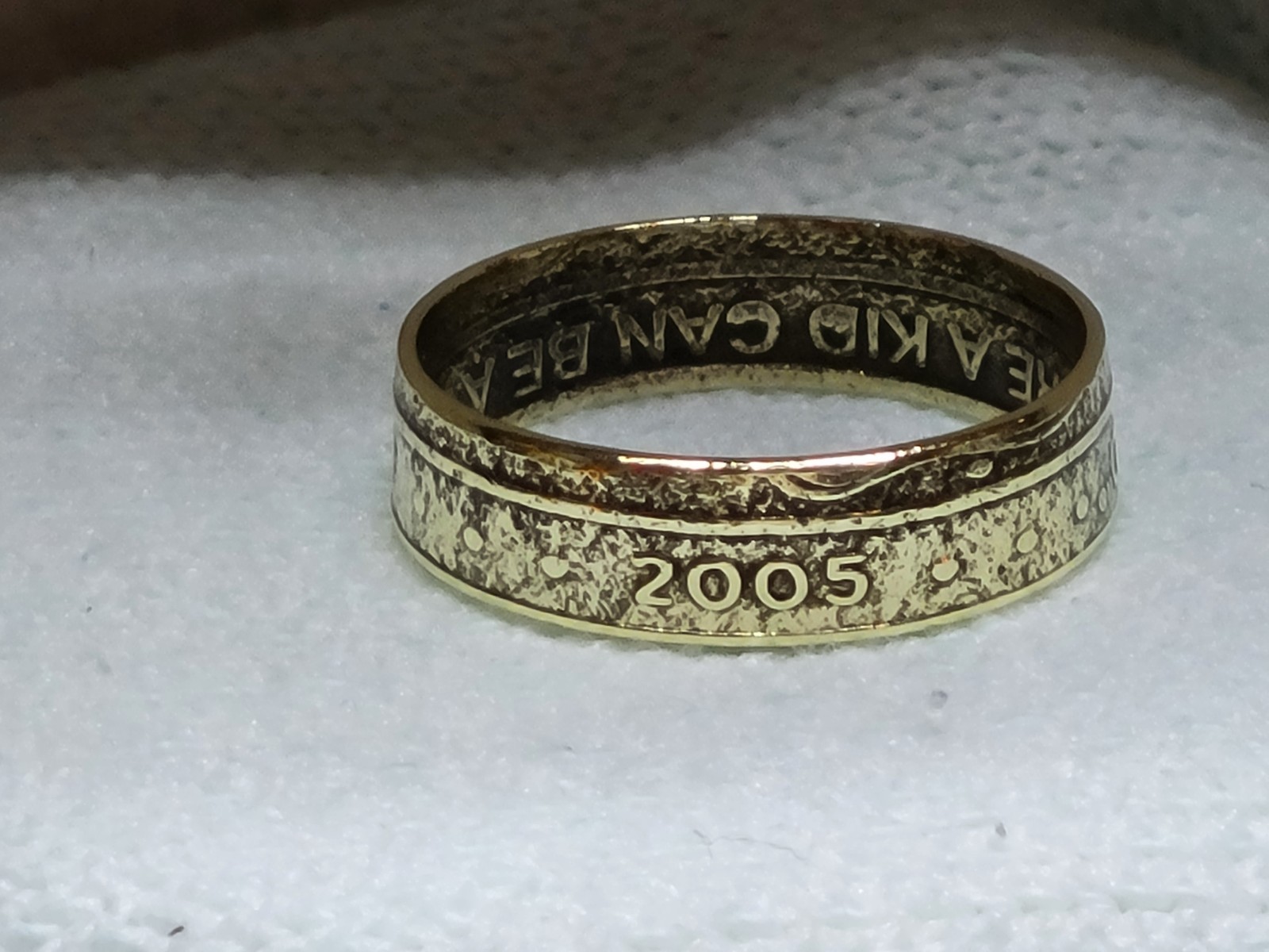 CHUCK e CHEESE- 2005 - Size 12 Token Coin Ring