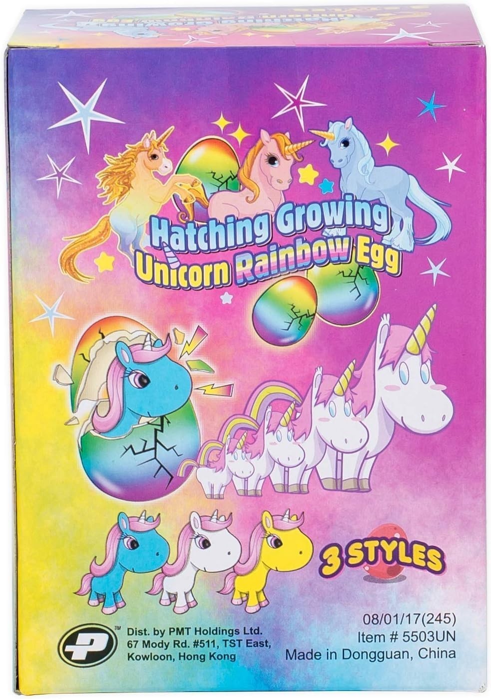 Interactive Growing Unicorn Eggs in Rainbow Colors - 2 Pack Educational Joy