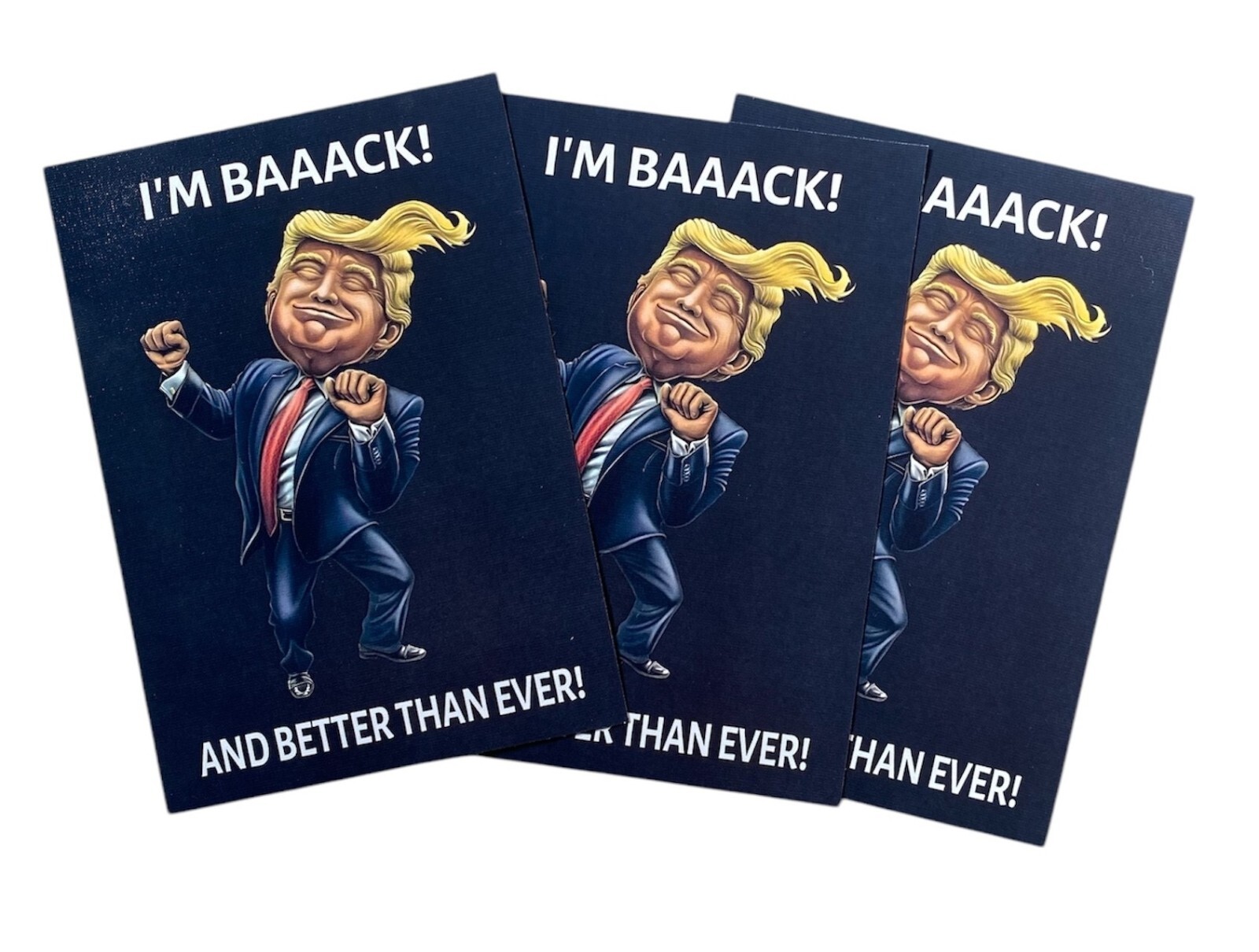Trump Stickers & Decals- 3 Pack Vinyl Top Quality 4 x 6 Inch Stickers Car Truck