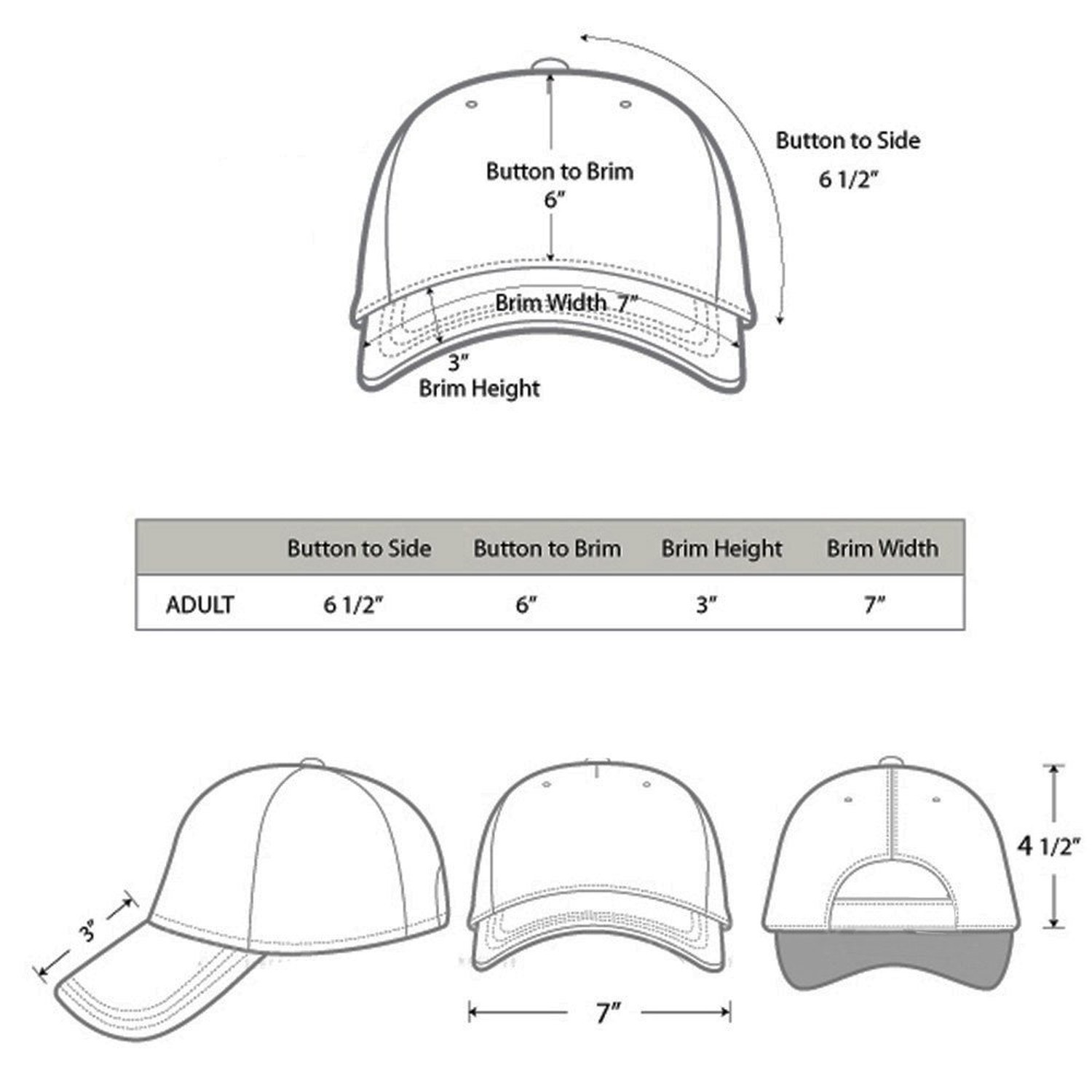 Wholesale 12-Pack Security Hat Baseball Cap - Gold or White Embroidery Securi...