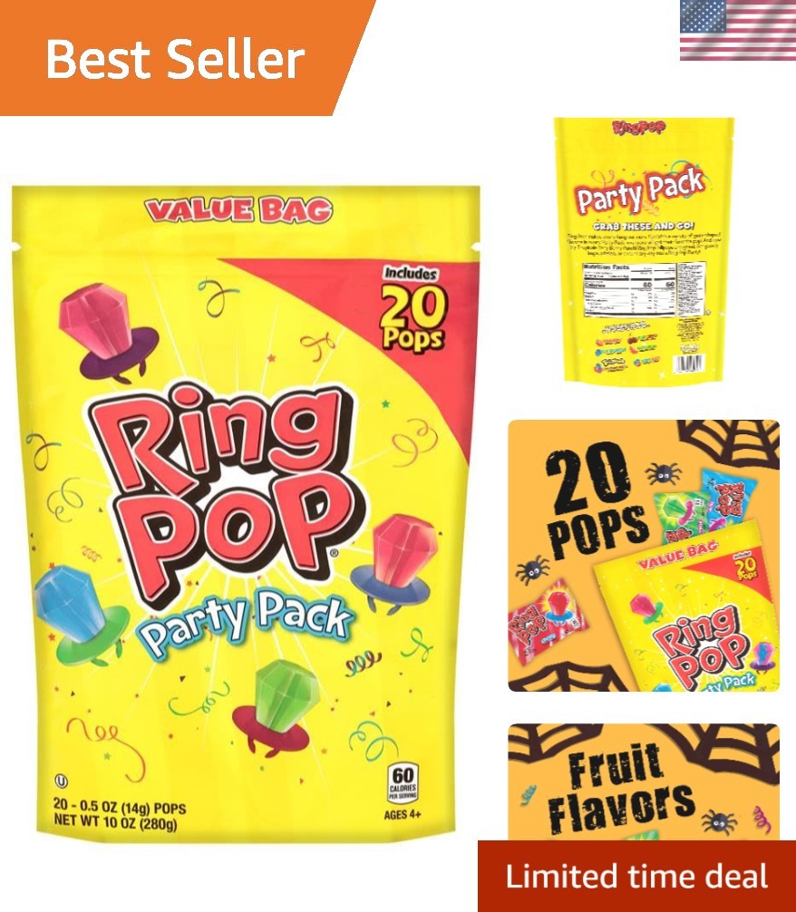Colorful 20 Count Lollipop Party Pack