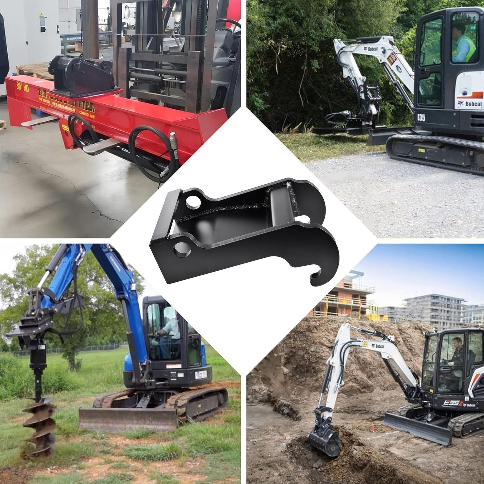 Quick Attach Excavator Coupler Bracket For Bobcat X-change E26 E32 E35 E42 E50