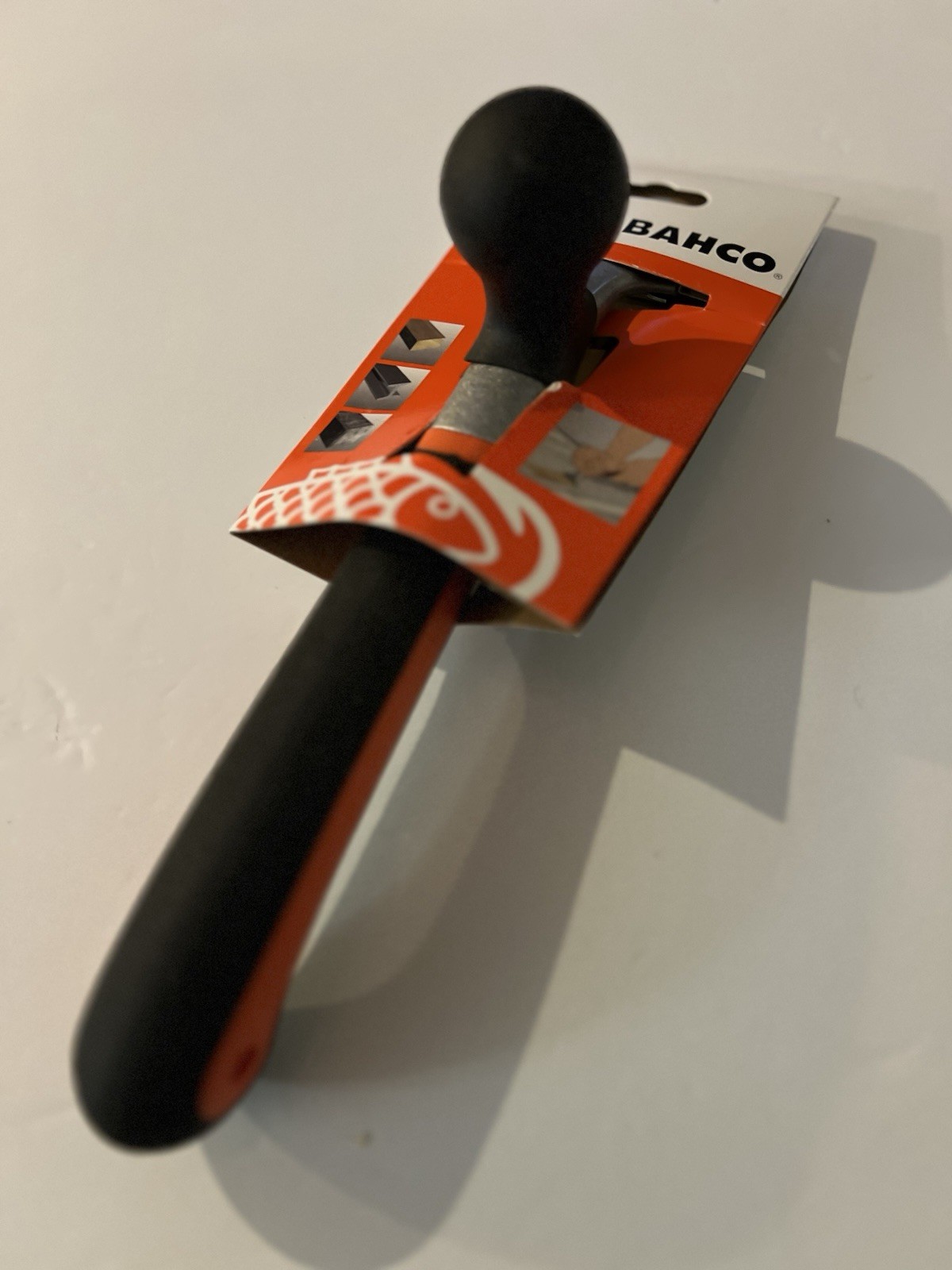 Bahco #665 12" Ergonomic Carbide Blade Scraper with Knob & 2-1/2" Carbide Blade