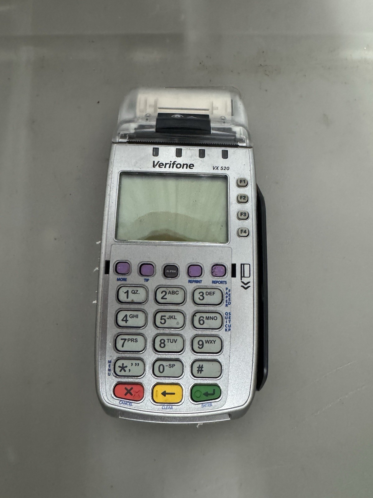 VERIFONE VX520 CREDIT / DEBIT CARD POS TERMINAL Untested SKU:G