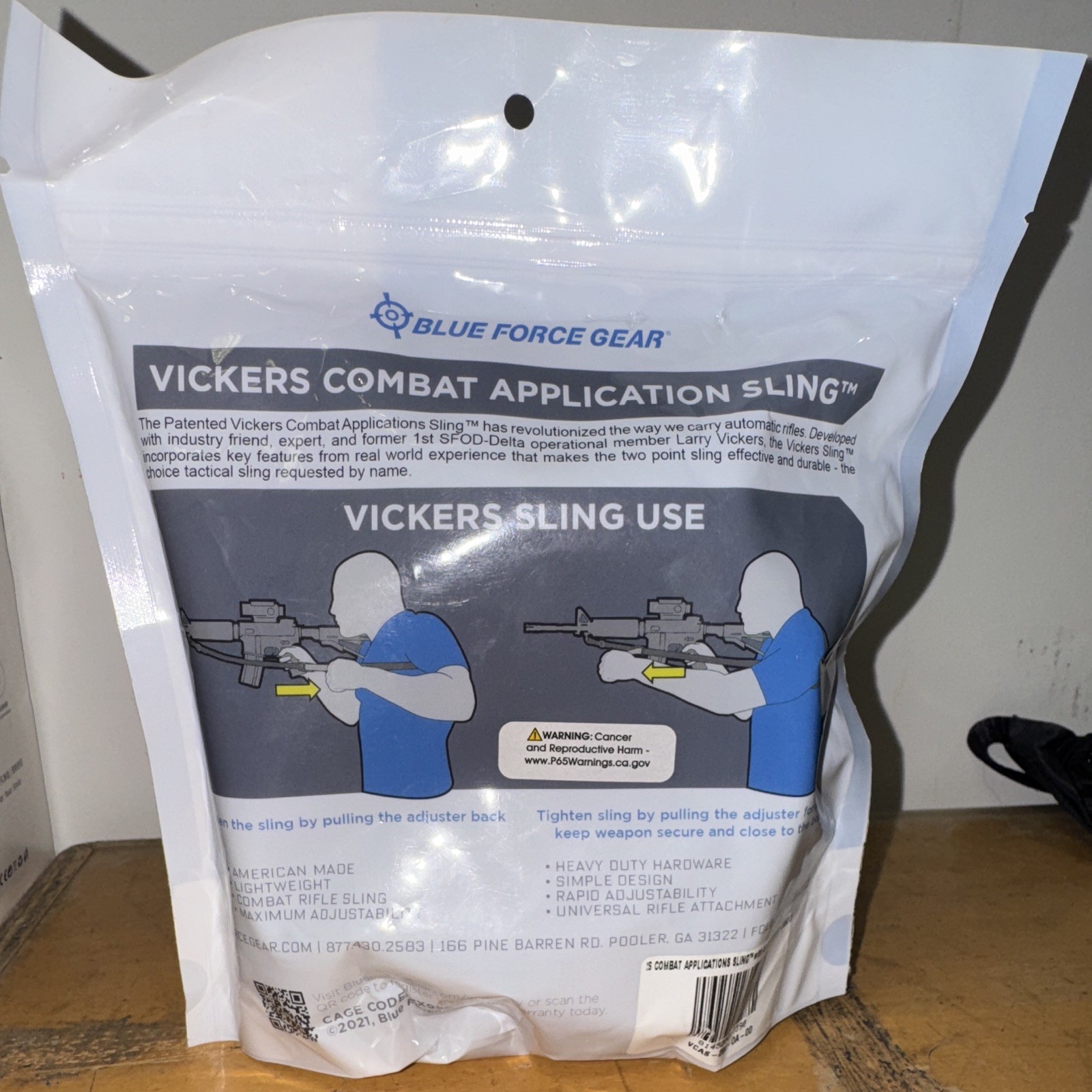 Blue Force Gear Vickers Sling Padded Adjustable VCAS-200-OA-OD