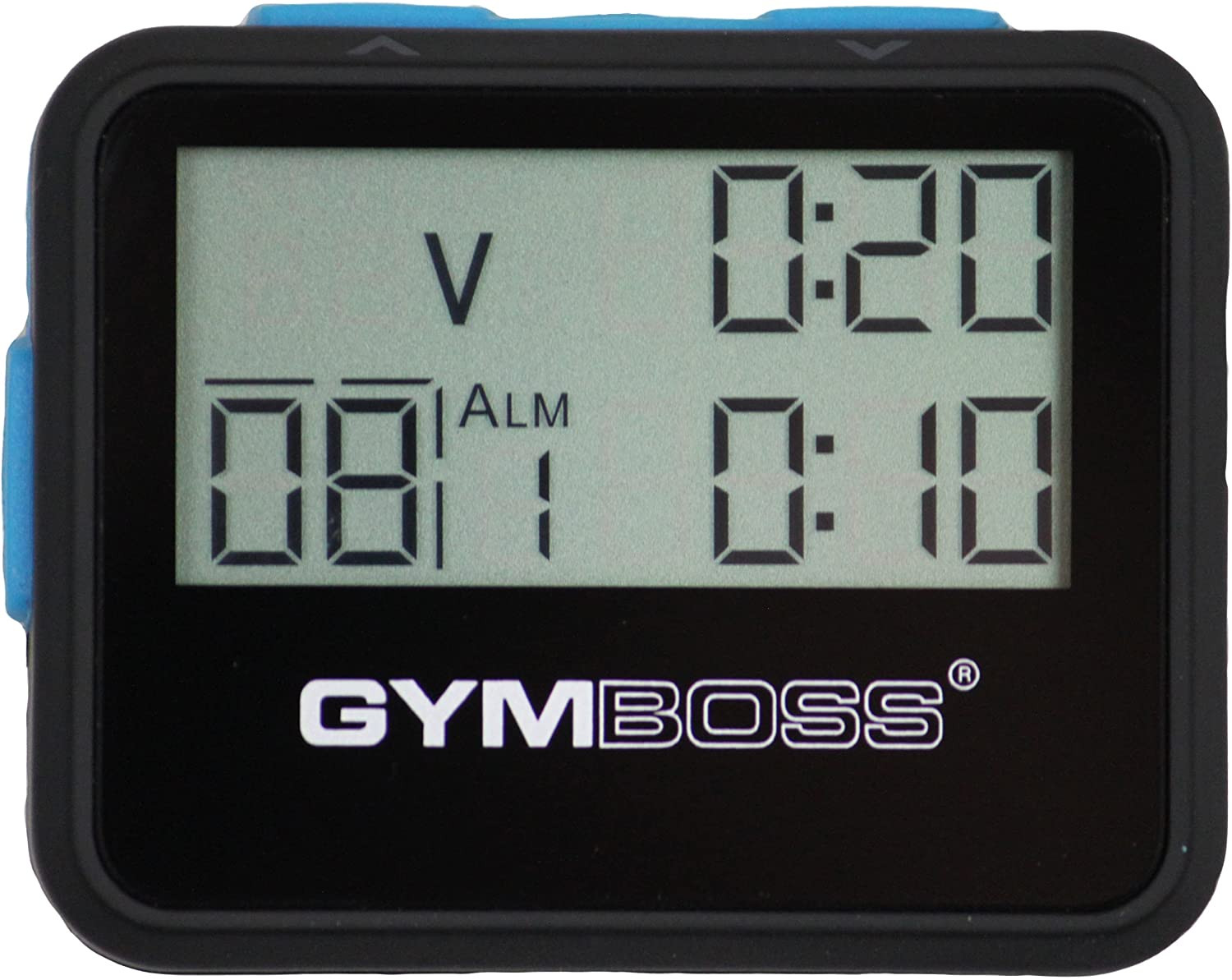 Interval Timer and Stopwatch - Black/Blue SOFTCOAT