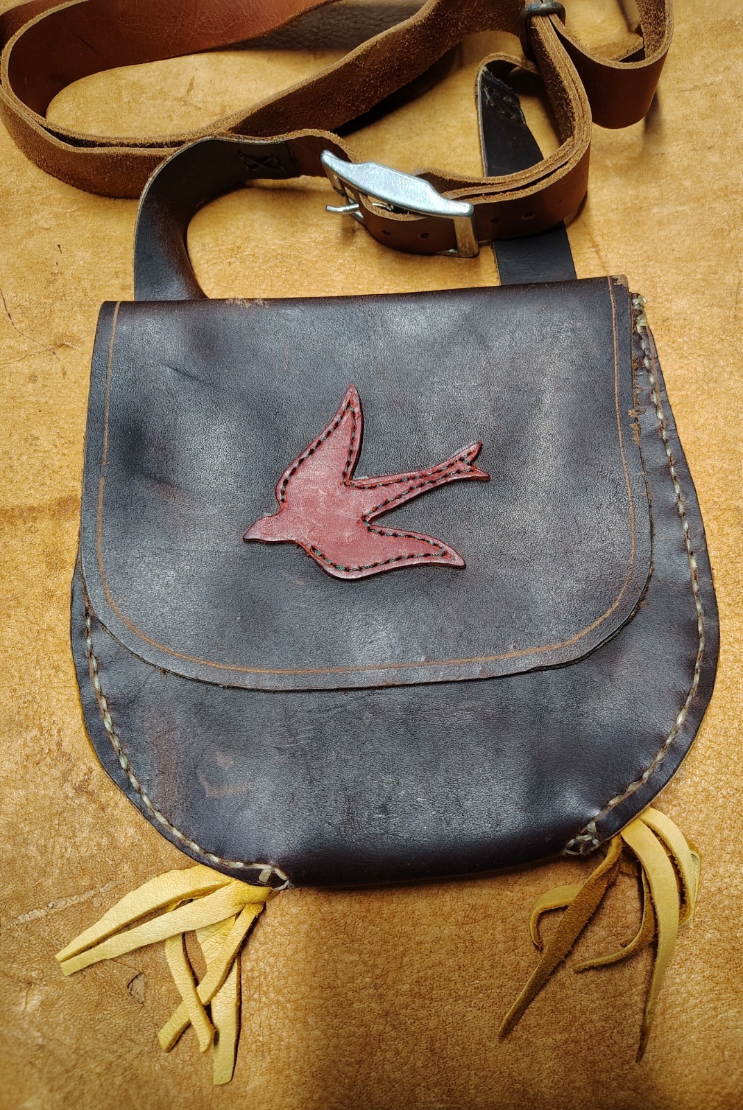 Hand Stitched Custom Shooters Bag Muzzleloader Black Powder Accessories