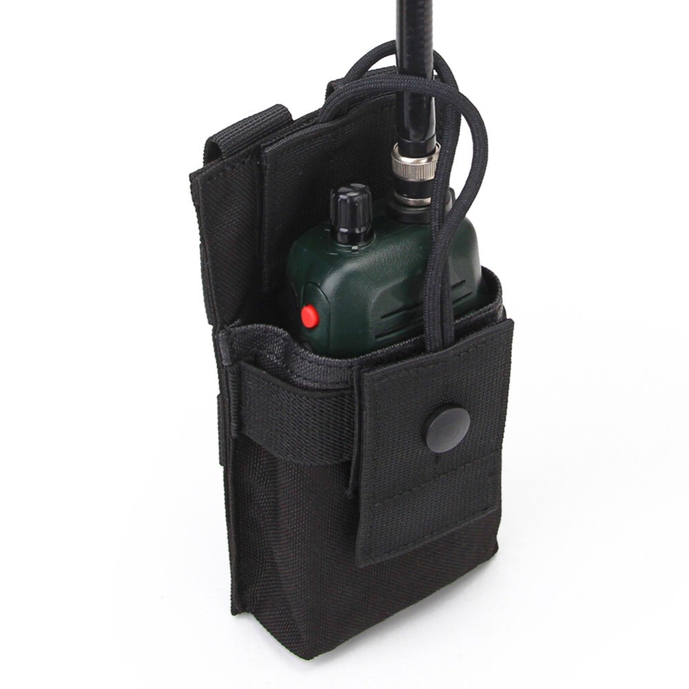 Tactical Belt Molle Radio Pouch Walkie Holster Talkie Holder Waist Radio Pouch