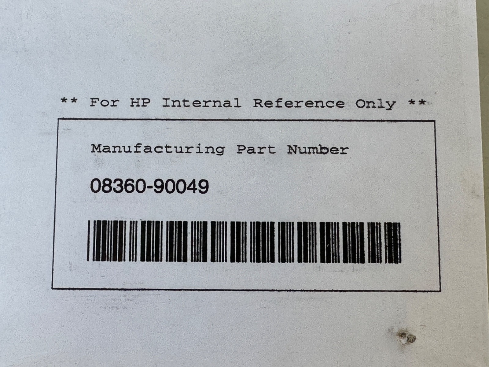 HP Agilent 8360 Series Synthesized Sweepers Service Guide 08360-90049 NEW SEALED