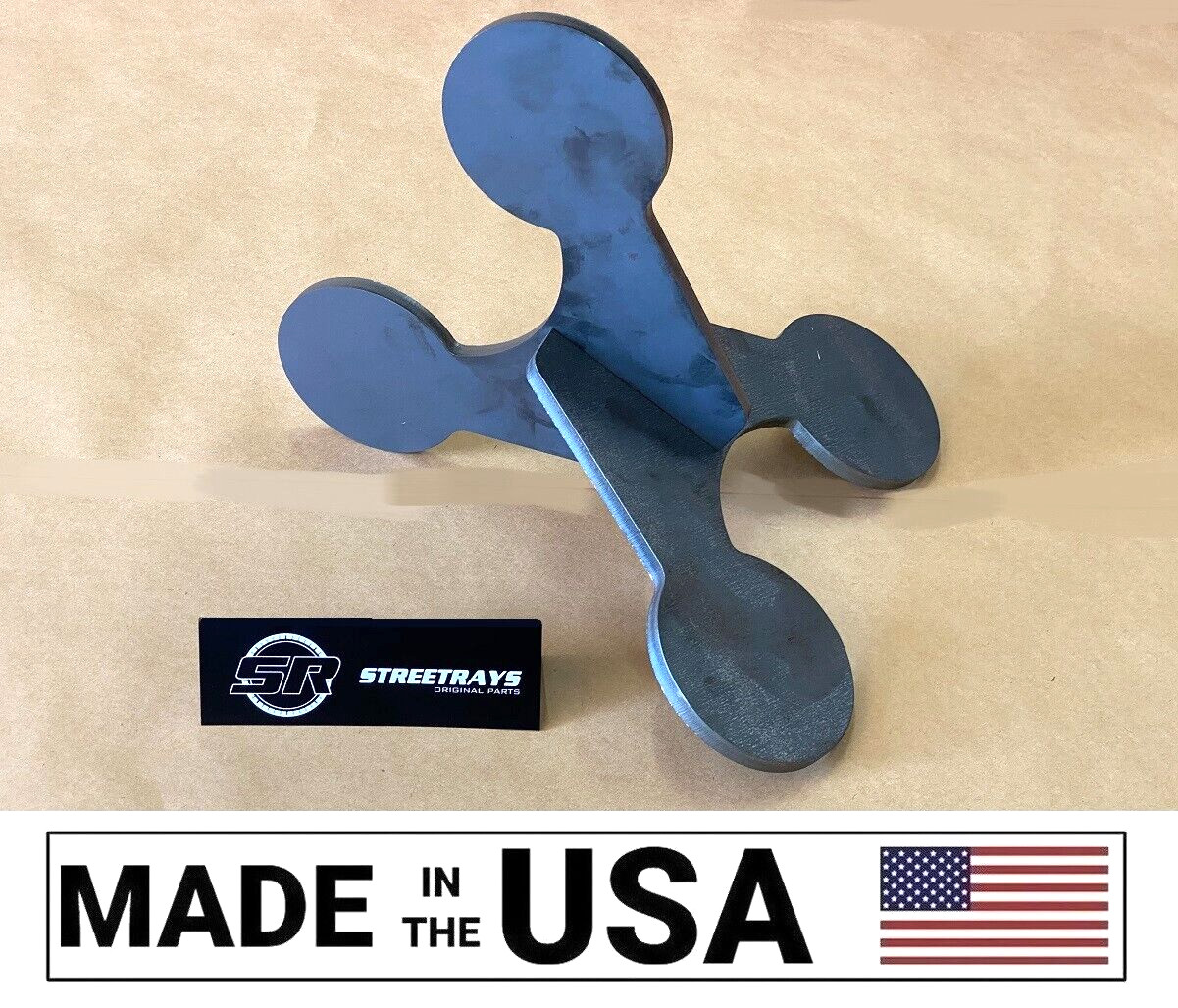 [SR] Steel Flip Jumping 4" Shooting Target 12" Tall 3D 3/8" Thick Made in USA