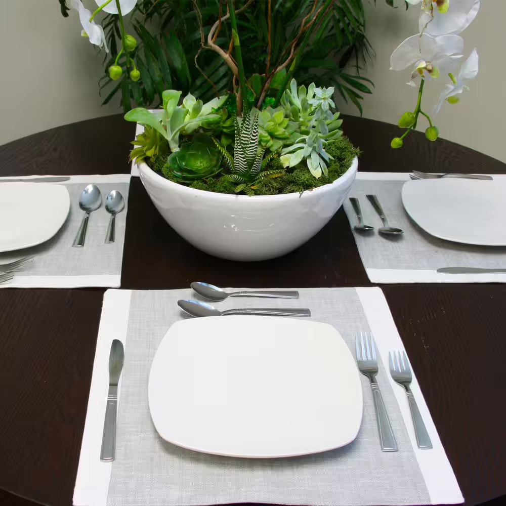 Creston 20 Piece Stainless Steel Flatware Set with Tumble Finish