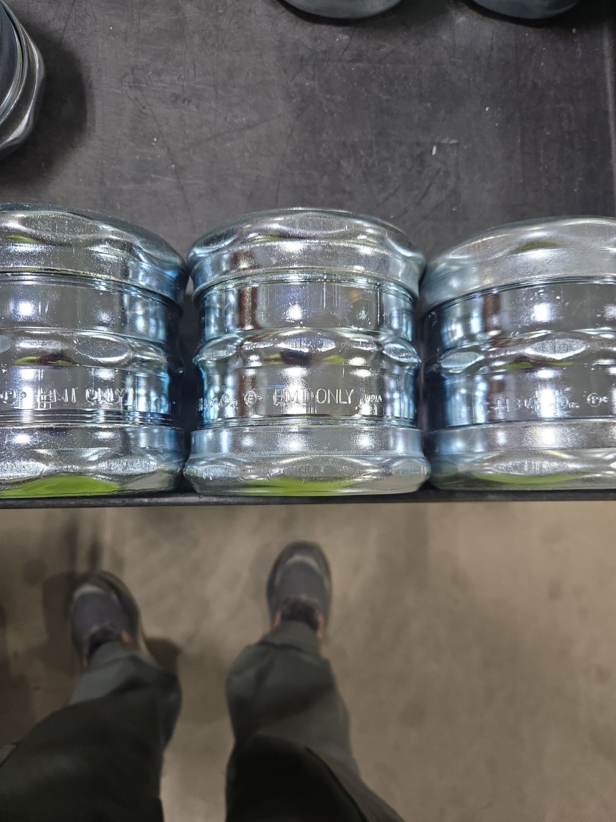 Eaton CH #668 3-1/2" EMT Compression Coupling  (Lot Of 3)