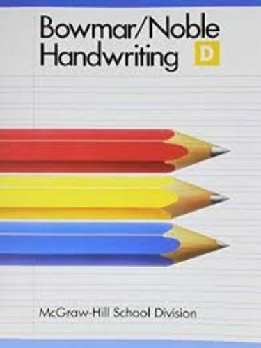 Bowmar Noble Handwriting : Book D, Paperback by Not Available (na), Not Avail...