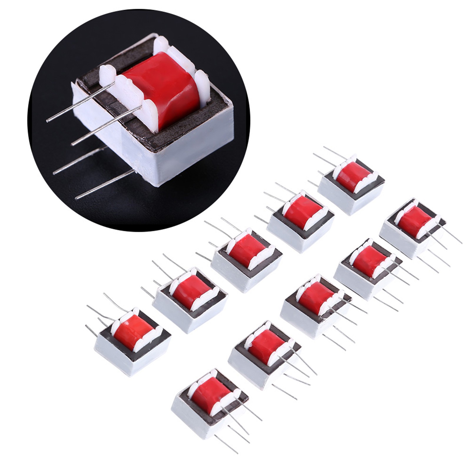 10pcs/pack 600 : 600 Ohm 1:1 EI14 Isolation Transformer Audio DSO