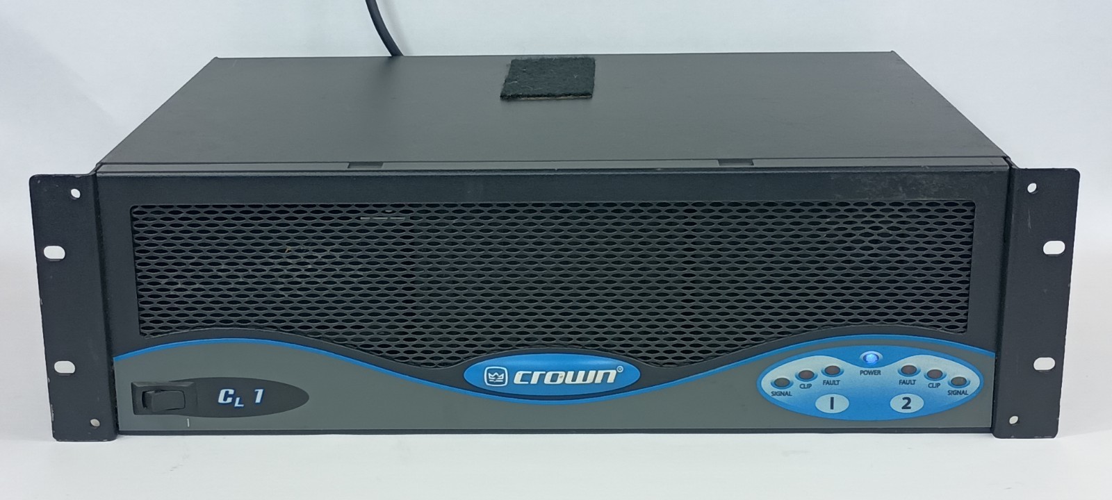 Crown CL1 2-Channel Rack Mount Power Amplifier (UNTESTED - Powers up)